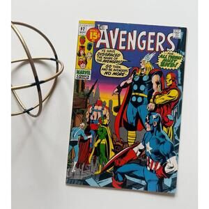 Avengers #92 (1971) Neal Adams Cover | Thor, Iron Man, Vision - Comic Book